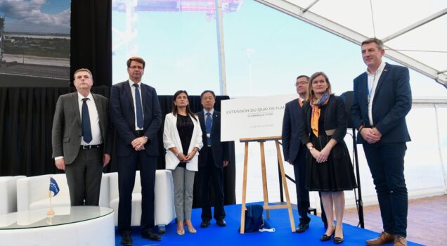 INAUGURATION DE L’EXTENSION DU QUAI DE FLANDRE AU TERMINAL DES FLANDRES