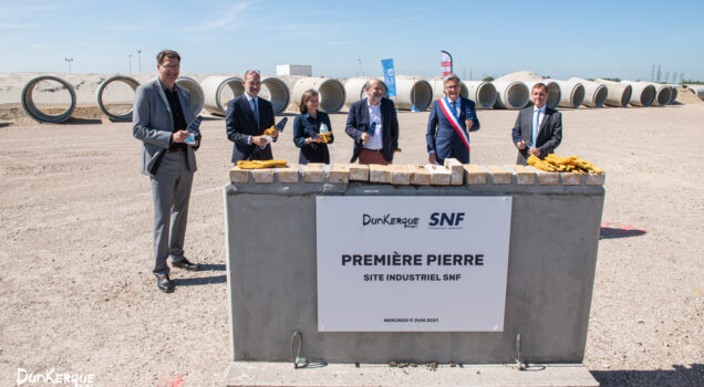 LANCEMENT DU CHANTIER DE L’USINE SNF À DUNKERQUE-PORT